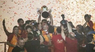 Galatasaray'da kupa sevinci